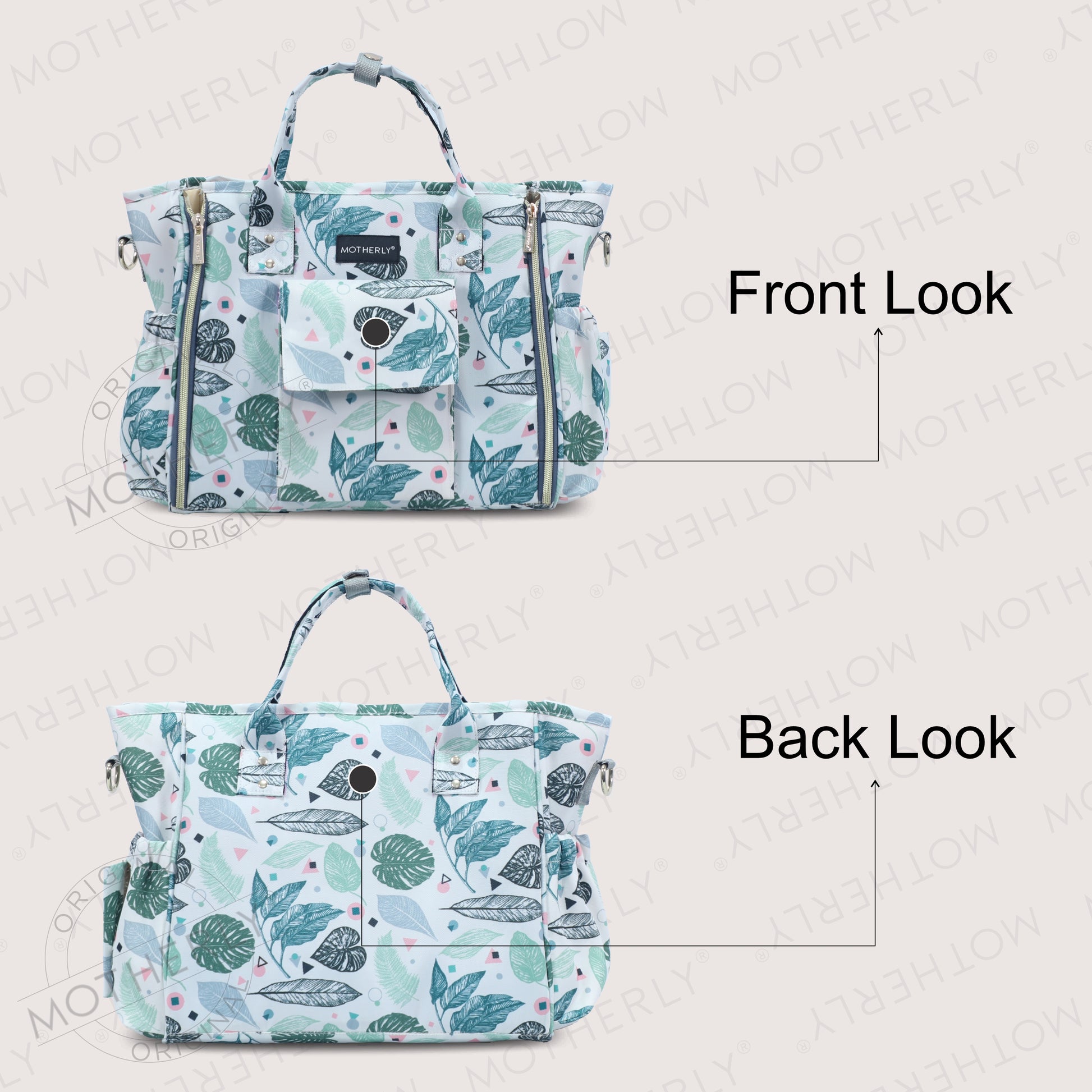 Motherly Womens Stylish Diaper Bag Mummy Bag Handbag - MOTHERLY