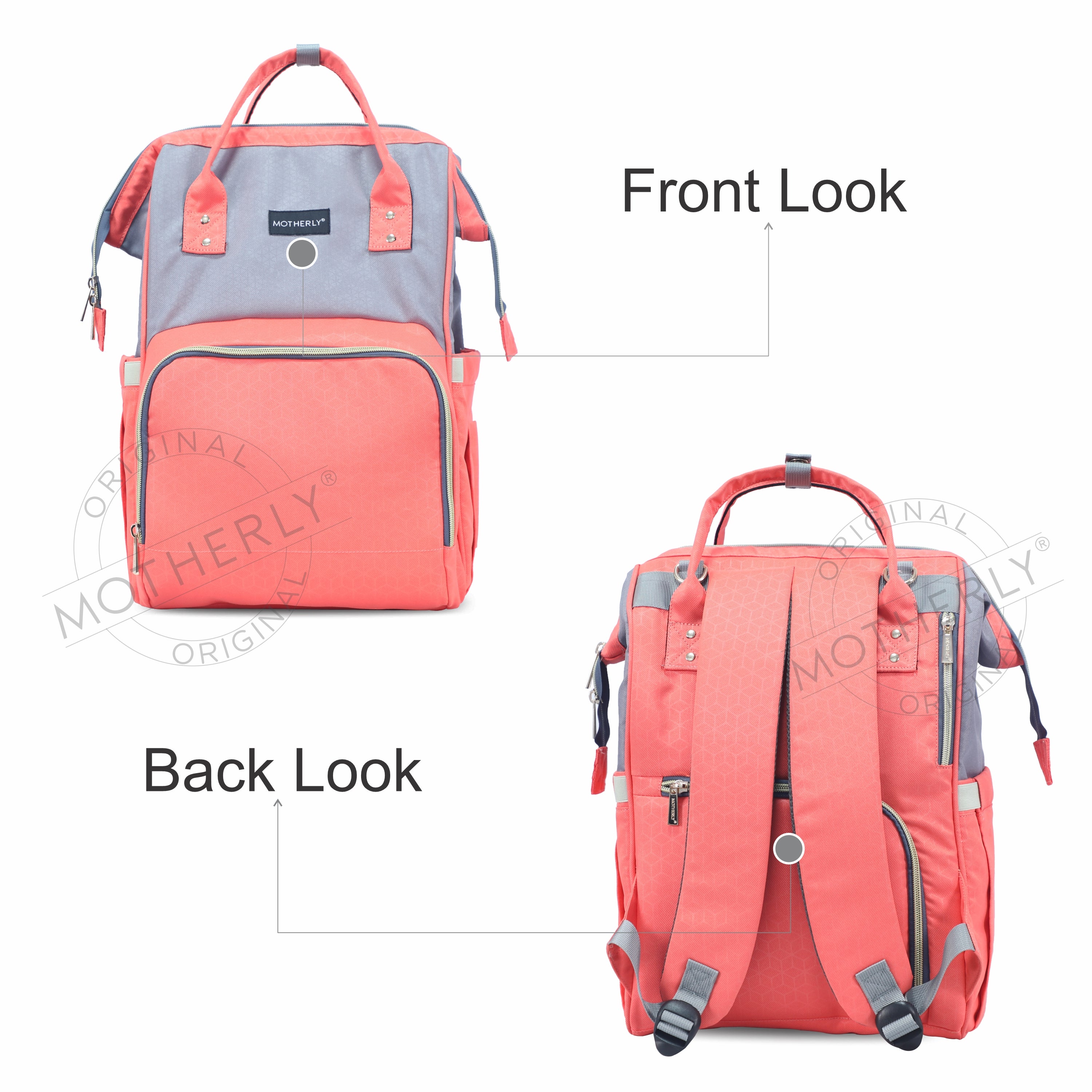 Motherly Everyday Stylish Babies Diaper Bags for Mothers |6 Month Warranty - MOTHERLY