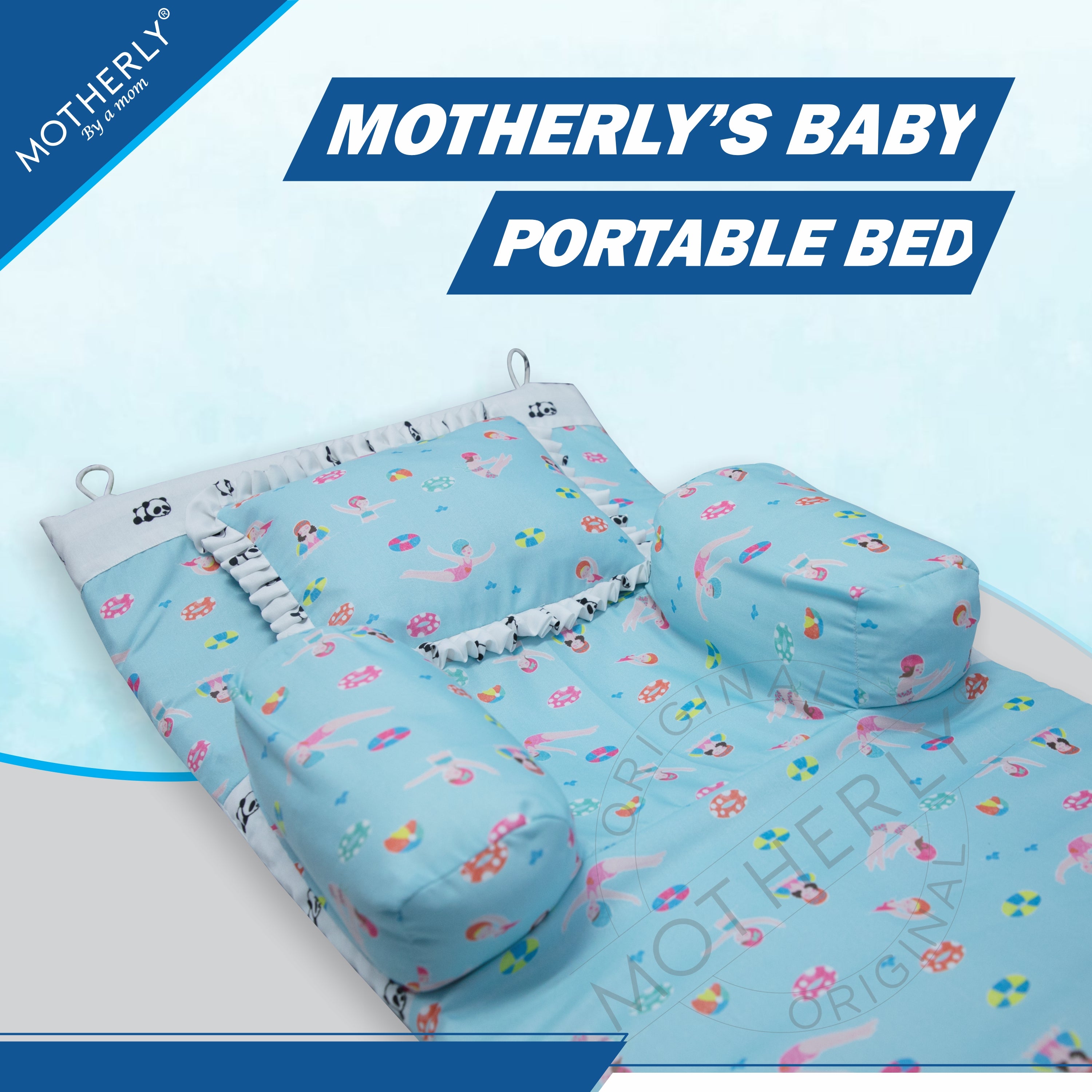 Motherly Portable Baby Bed | Travel Friendly infant Sleeping Bedding Set | Sleeping Bed for Kids - MOTHERLY