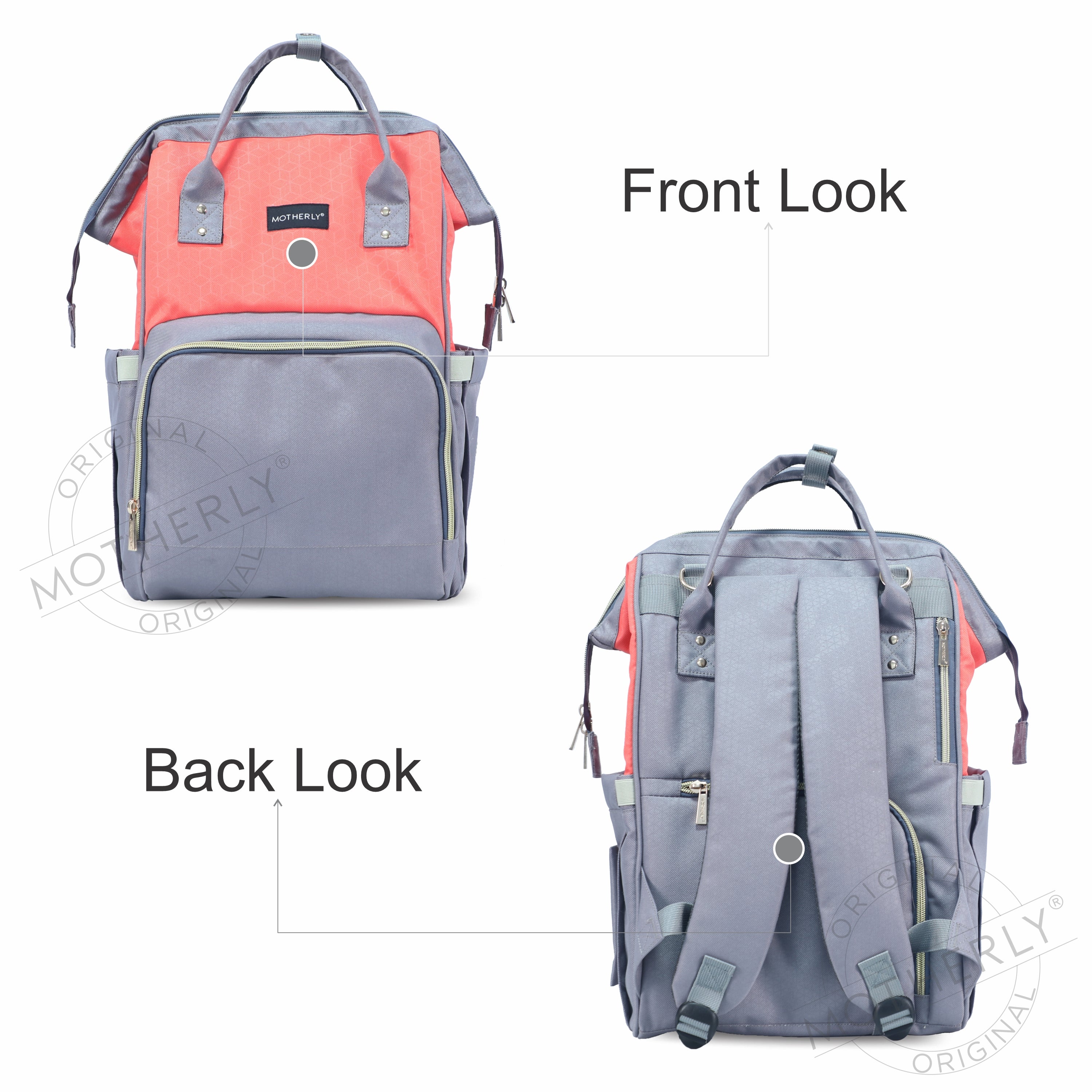 Motherly Everyday Stylish Babies Diaper Bags for Mothers |6 Month Warranty - MOTHERLY