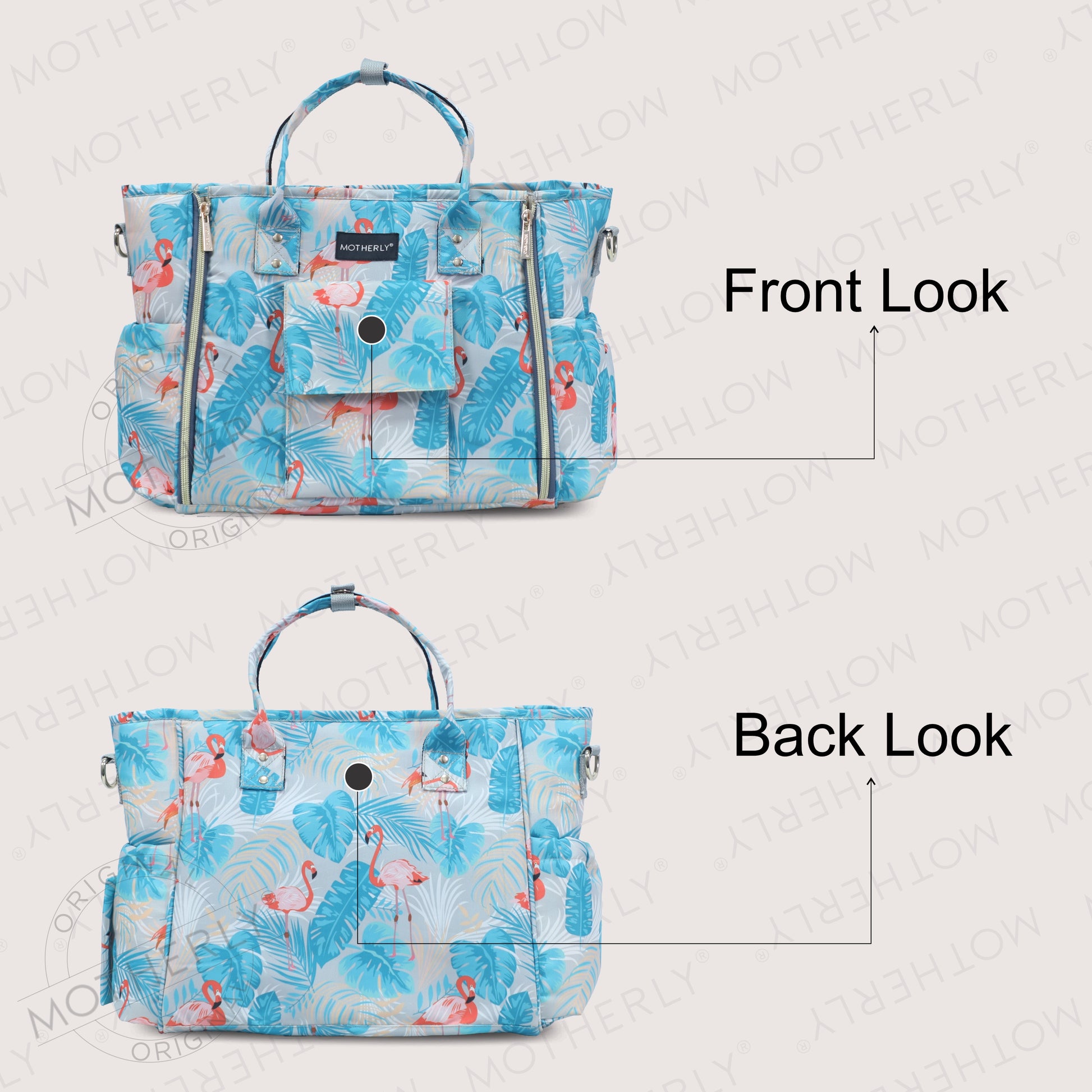Motherly Womens Stylish Diaper Bag Mummy Bag Handbag - MOTHERLY