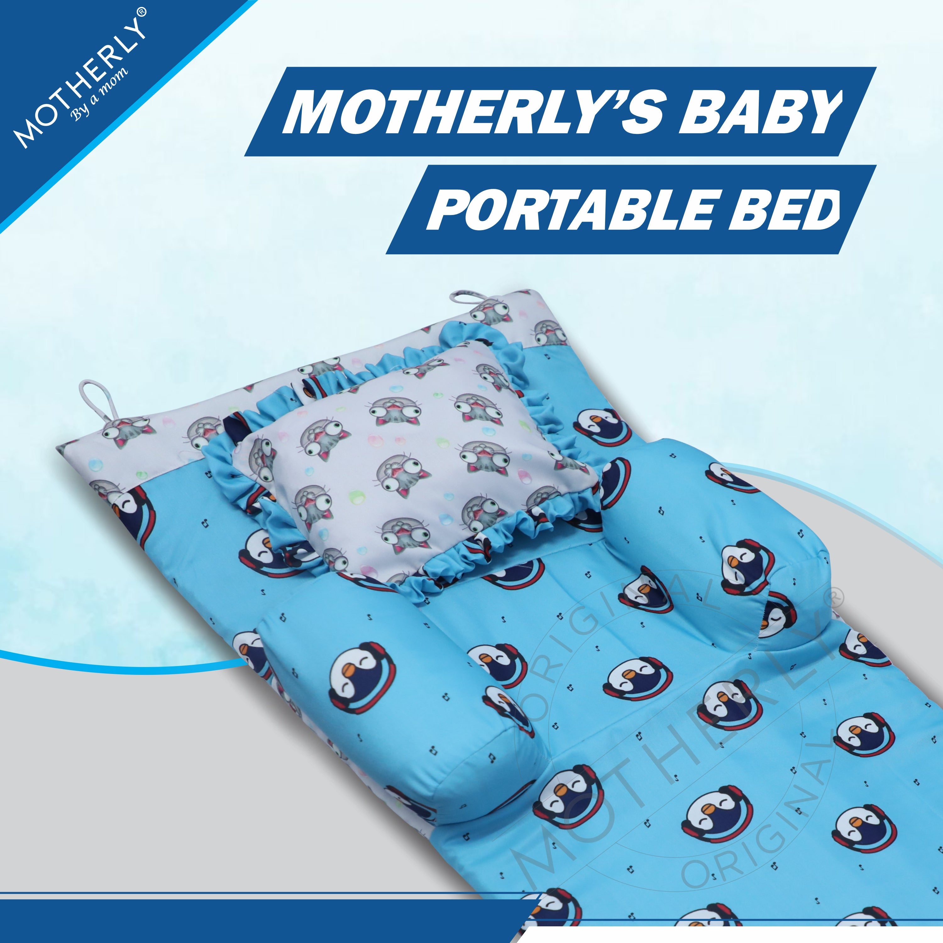 Motherly Portable Baby Bed | Travel Friendly infant Sleeping Bedding Set | Sleeping Bed for Kids - MOTHERLY