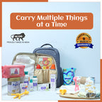 Motherly Solid Color Diaper Bag for Mothers for Travel, Maternity Bag for Newborn Baby, Mothers Travelling Bag, Multiple Pocket Water Resistant Baby Bag, Hospital Bag for moms with Offers - MOTHERLY