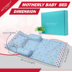 Motherly Portable Baby Bed | Travel Friendly infant Sleeping Bedding Set | Sleeping Bed for Kids - MOTHERLY
