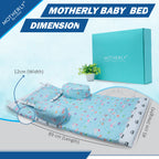 Motherly Portable Baby Bed | Travel Friendly infant Sleeping Bedding Set | Sleeping Bed for Kids - MOTHERLY