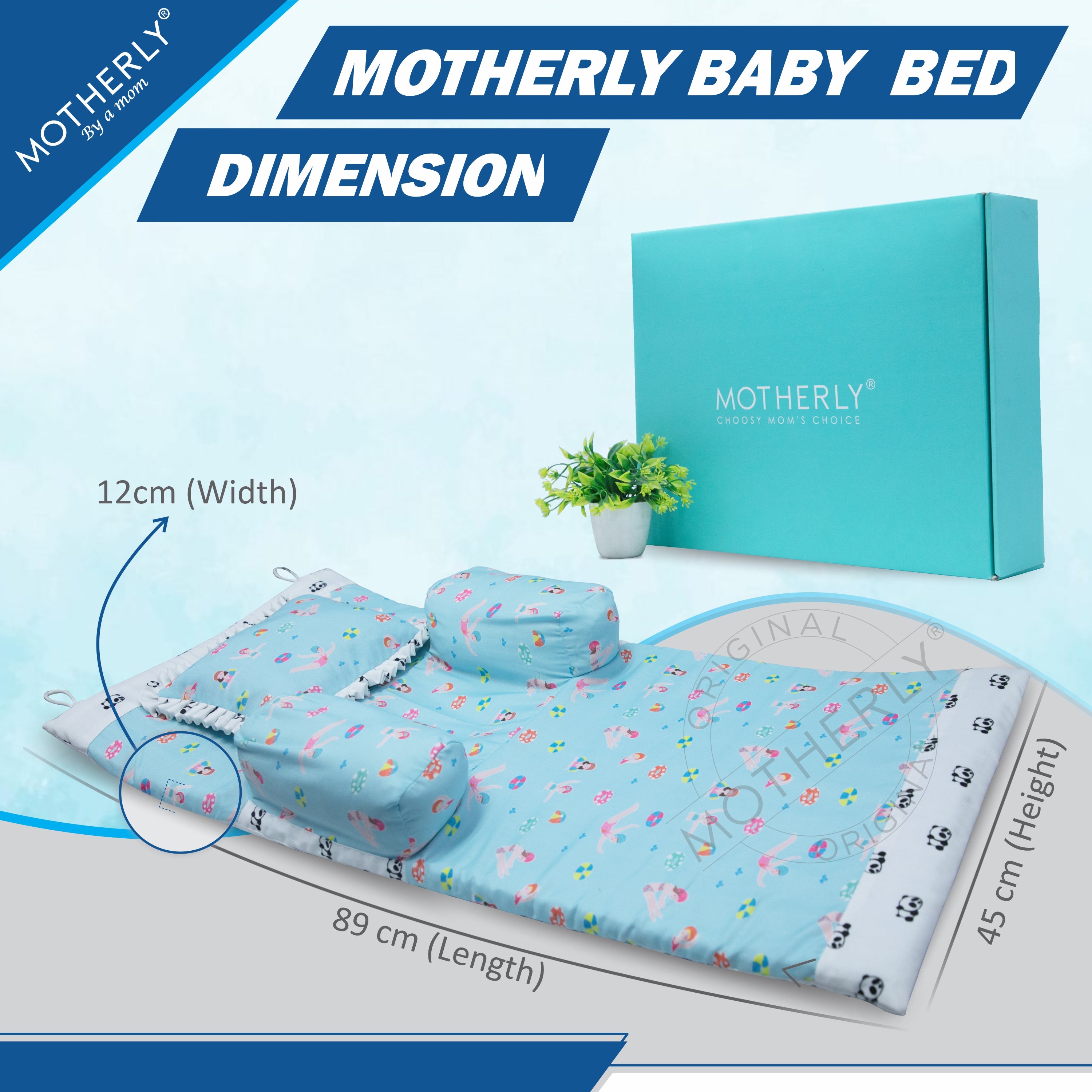 Motherly Portable Baby Bed | Travel Friendly infant Sleeping Bedding Set | Sleeping Bed for Kids - MOTHERLY