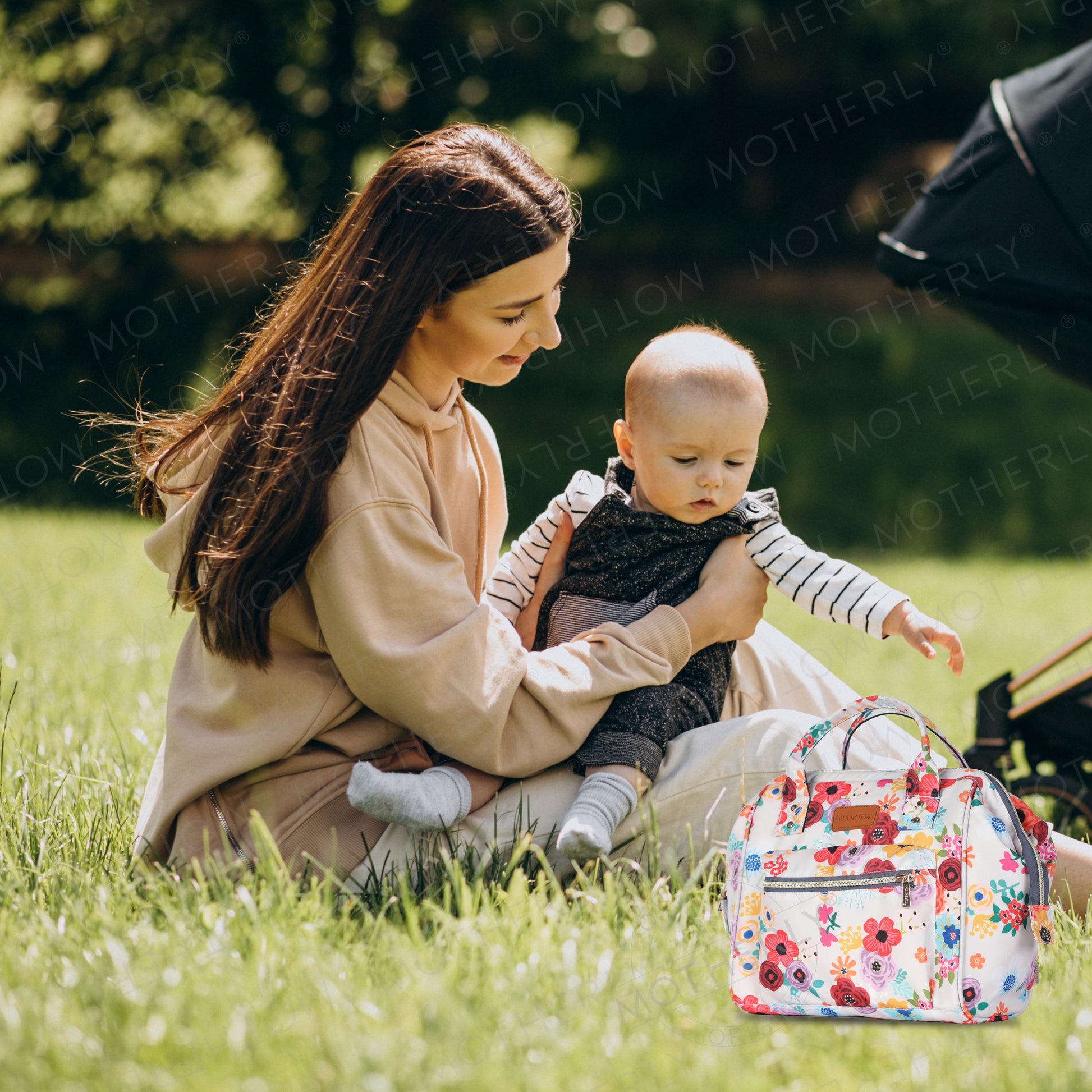 Motherly Nano Diaper Bag for Mothers | Small Diaper handbag for mom for Travel - MOTHERLY