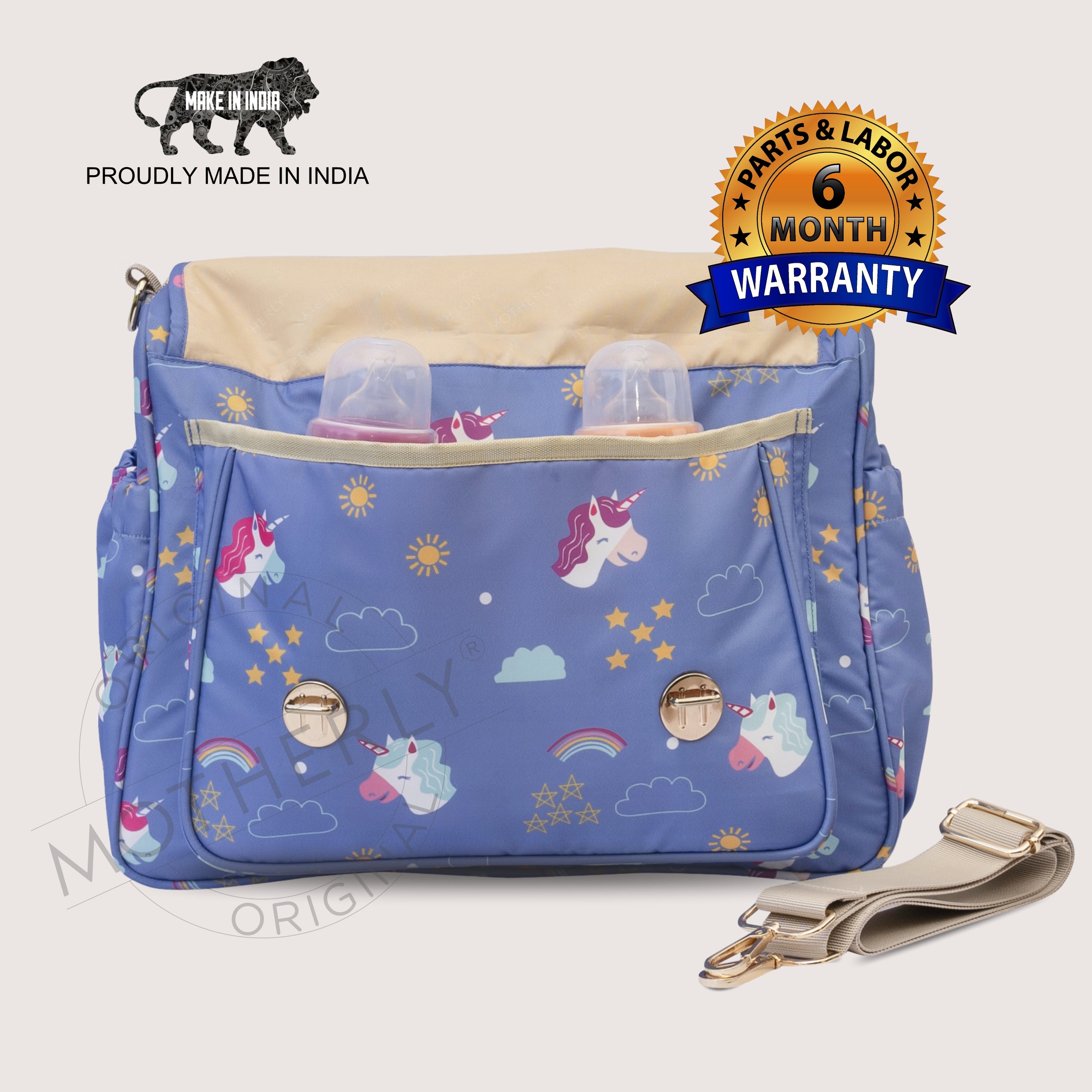 Motherly Glory Tote Diaper Bag for Mothers for Travel, Maternity Bag for Newborn Baby, Mothers Travelling Bag, Multiple Pocket Water Resistant Baby Bag, Hospital Bag for moms - MOTHERLY