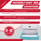 Motherly Portable Baby Bed | Travel Friendly infant Sleeping Bedding Set | Sleeping Bed for Kids - MOTHERLY