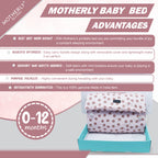 Motherly Portable Baby Bed | Travel Friendly infant Sleeping Bedding Set | Sleeping Bed for Kids - MOTHERLY
