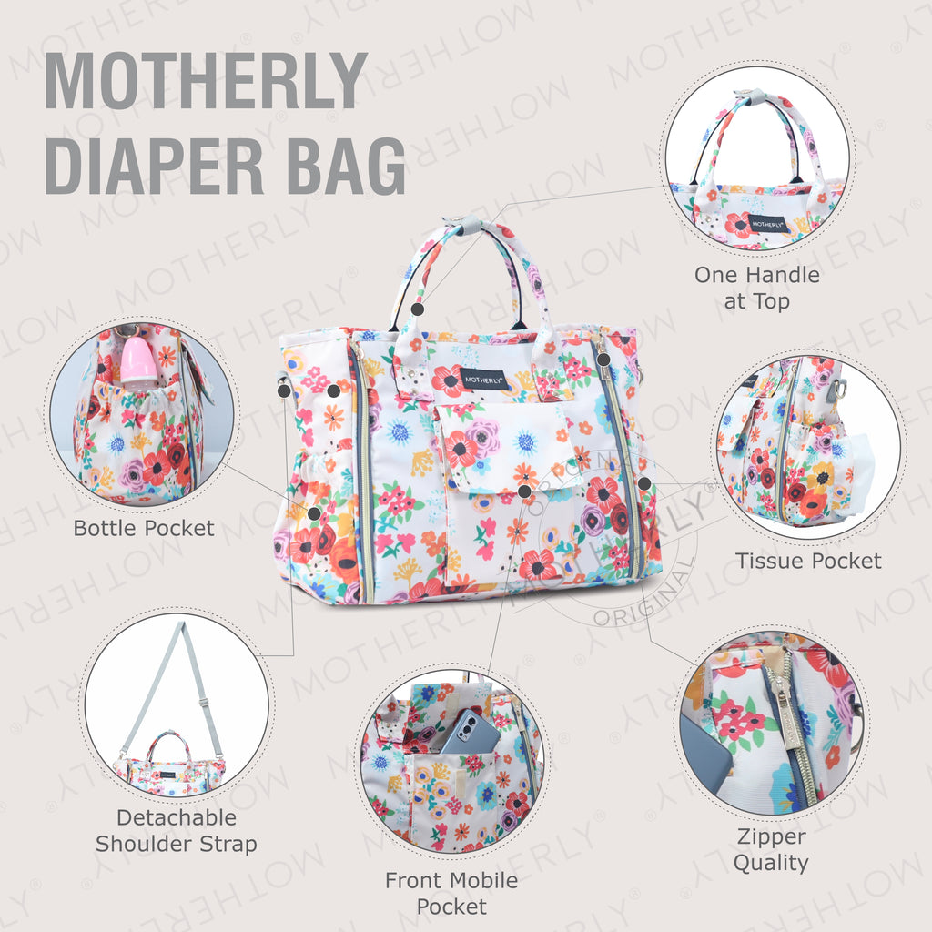 Motherly Womens Stylish Diaper Bag Mummy Bag Handbag - MOTHERLY