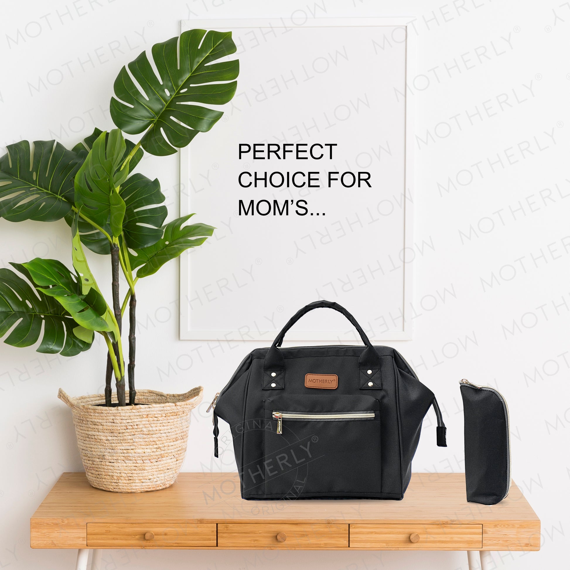 Motherly Nano Diaper Bag for Mothers | Small Diaper handbag for mom for Travel - MOTHERLY