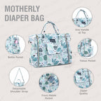 Motherly Womens Stylish Diaper Bag Mummy Bag Handbag - MOTHERLY