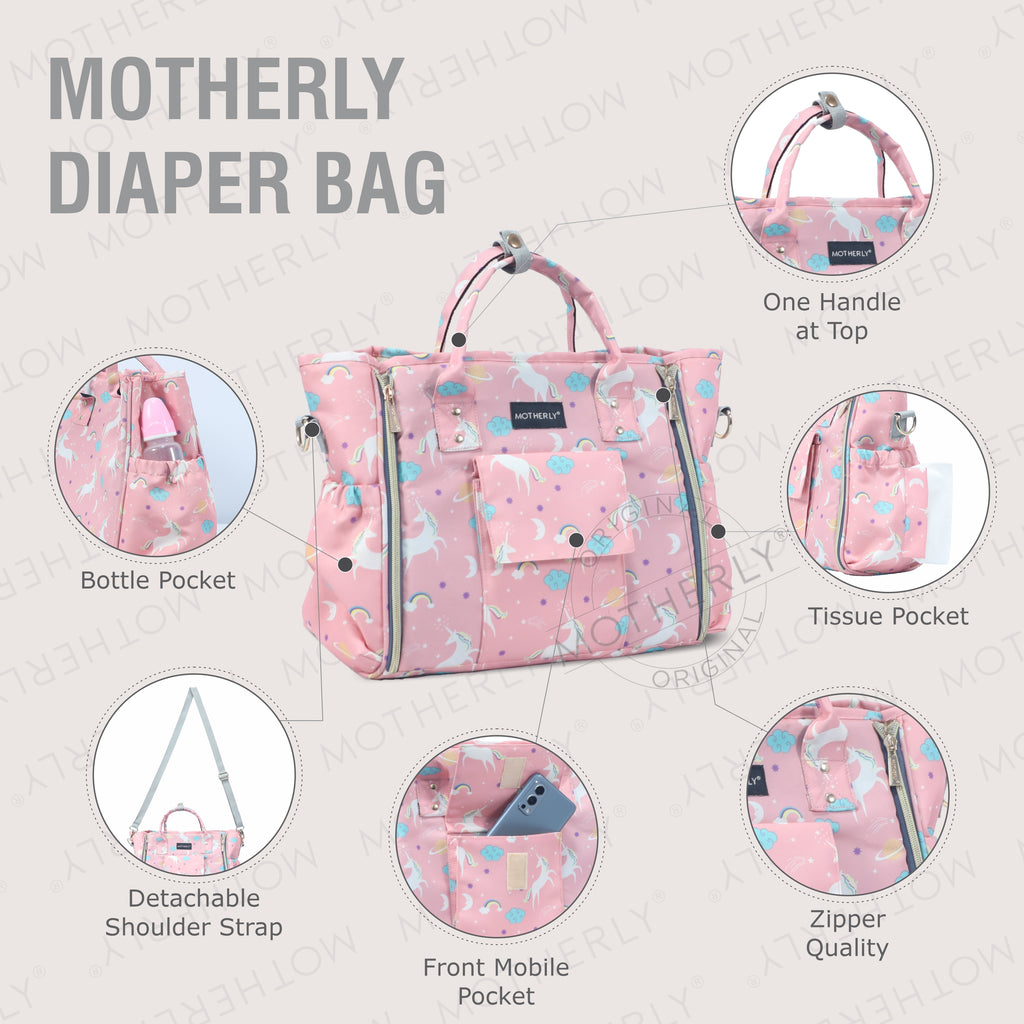 Motherly Womens Stylish Diaper Bag Mummy Bag Handbag - MOTHERLY