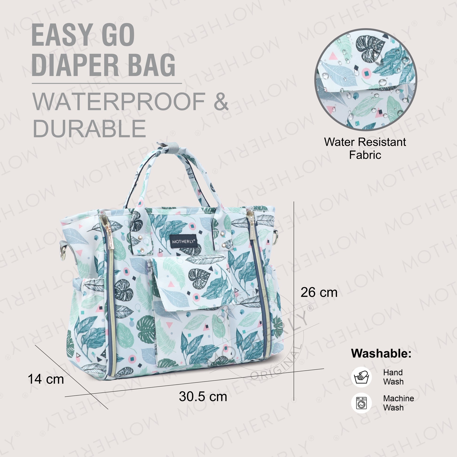 Motherly Womens Stylish Diaper Bag Mummy Bag Handbag - MOTHERLY