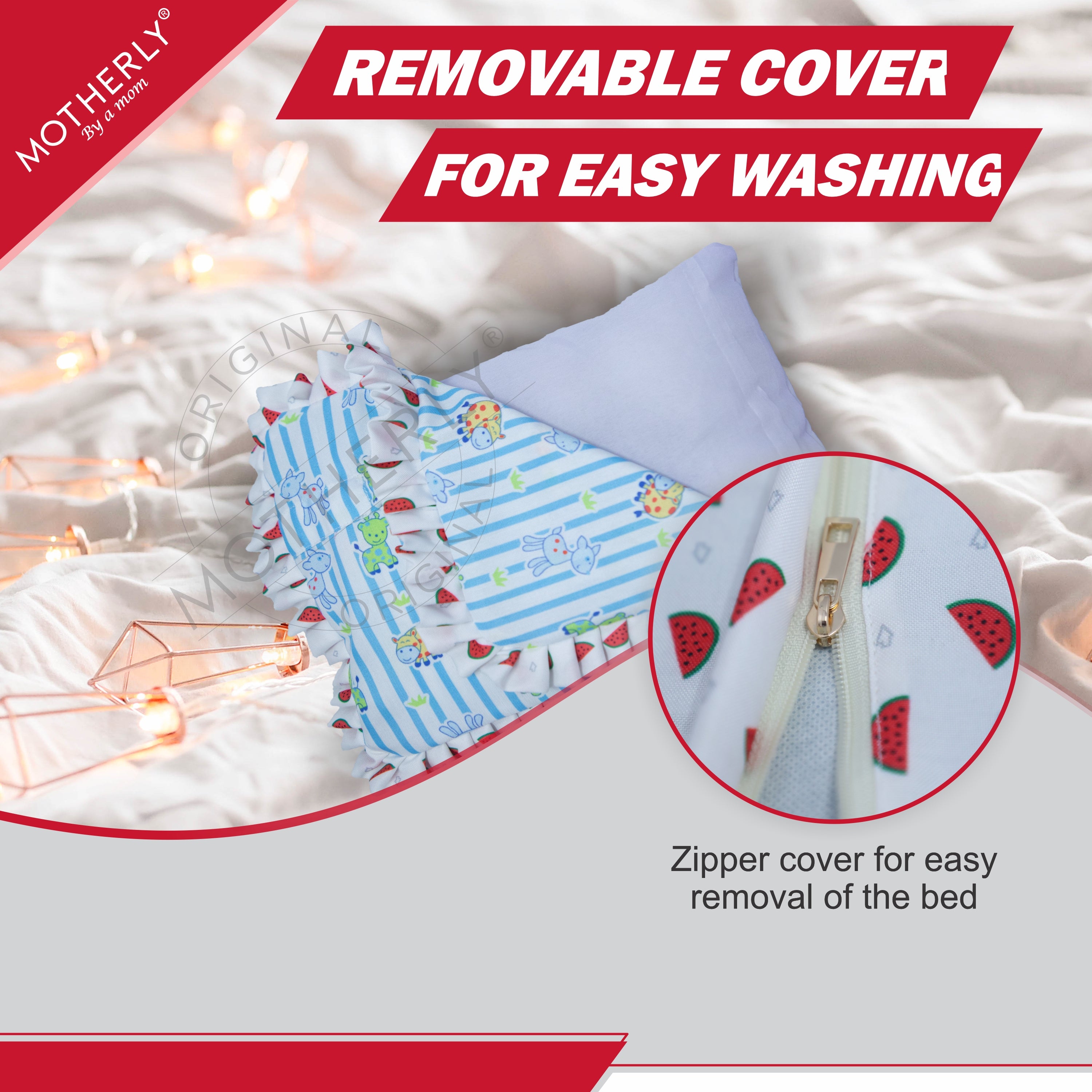 Motherly Portable Baby Bed | Travel Friendly infant Sleeping Bedding Set | Sleeping Bed for Kids - MOTHERLY