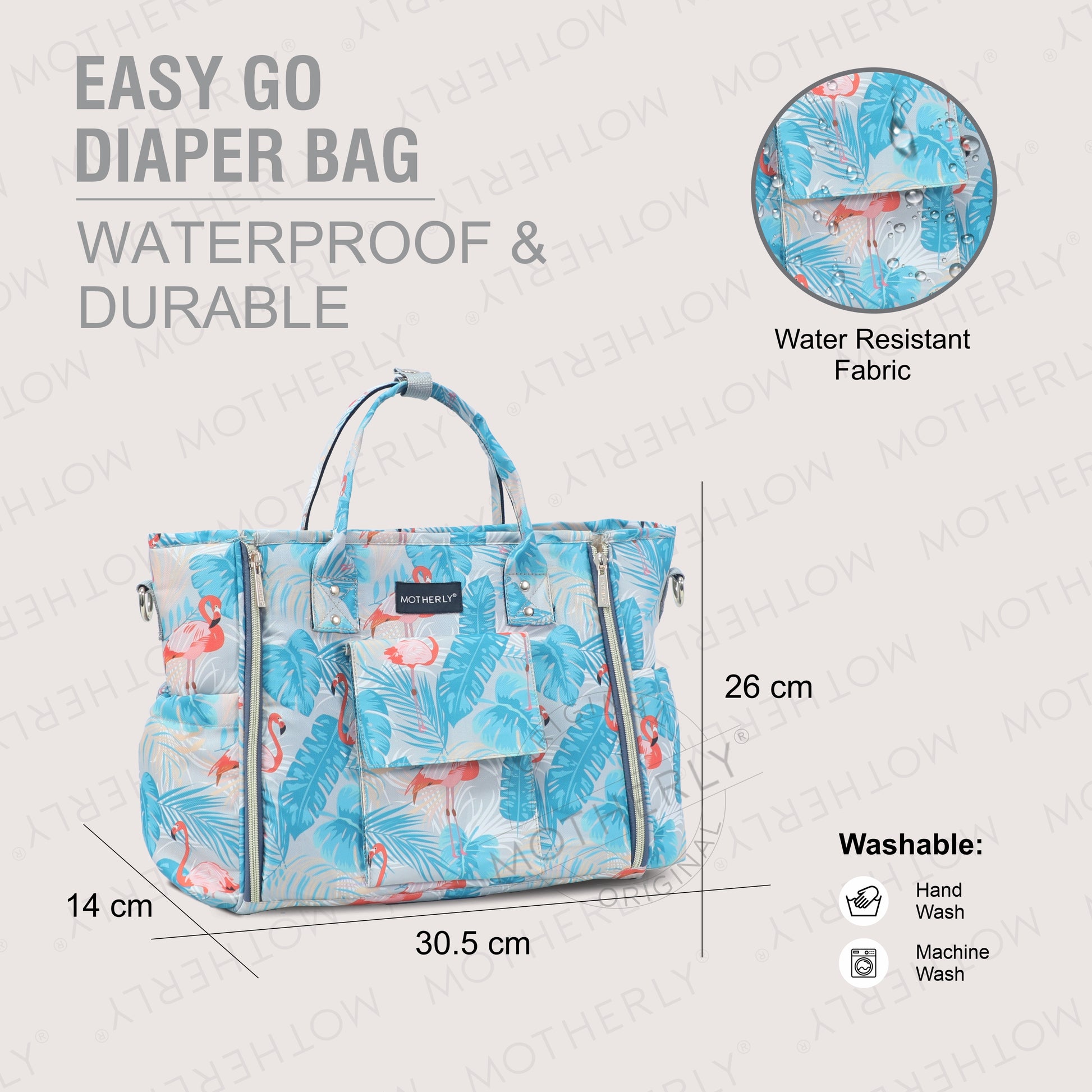 Motherly Womens Stylish Diaper Bag Mummy Bag Handbag - MOTHERLY
