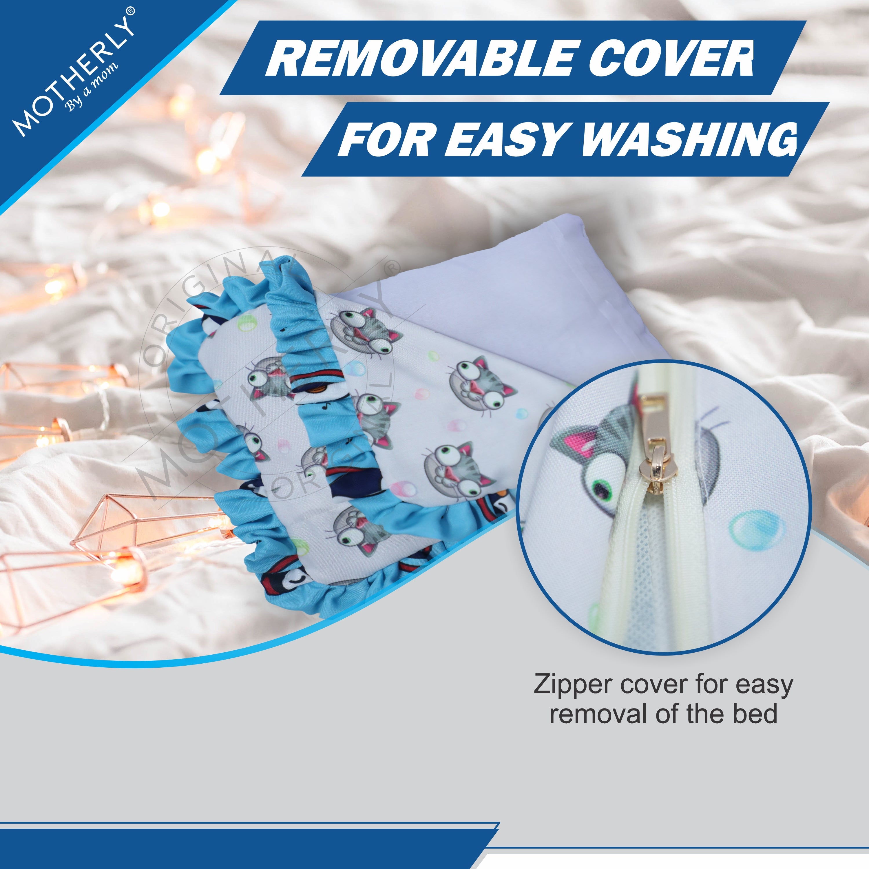 Motherly Portable Baby Bed | Travel Friendly infant Sleeping Bedding Set | Sleeping Bed for Kids - MOTHERLY