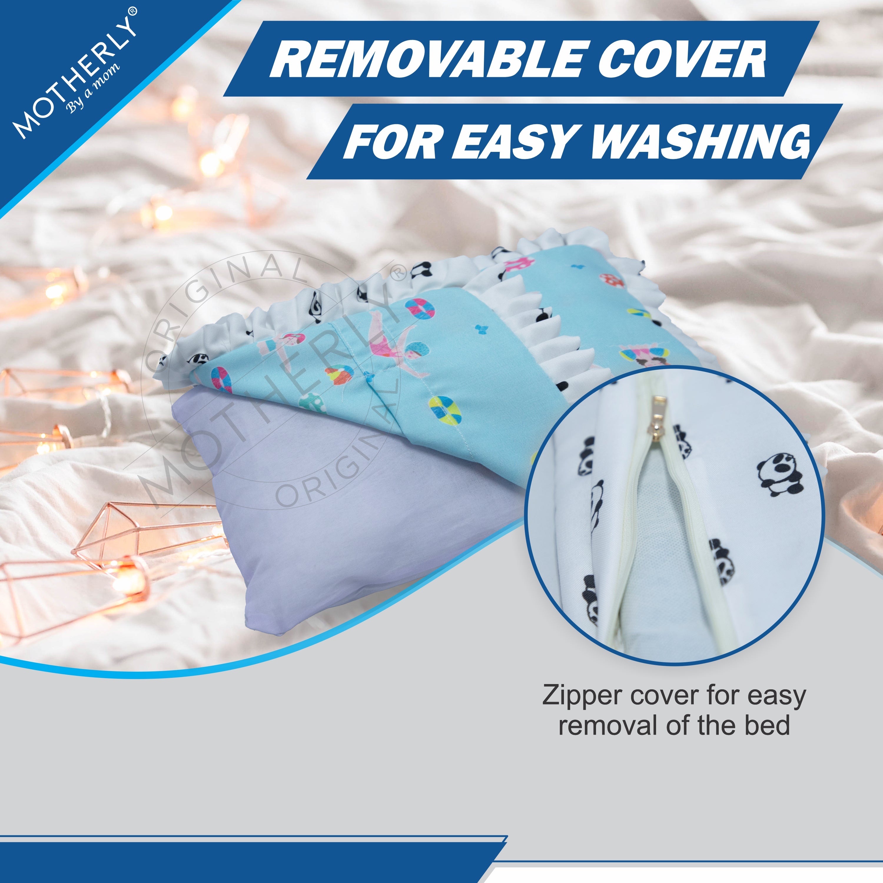 Motherly Portable Baby Bed | Travel Friendly infant Sleeping Bedding Set | Sleeping Bed for Kids - MOTHERLY