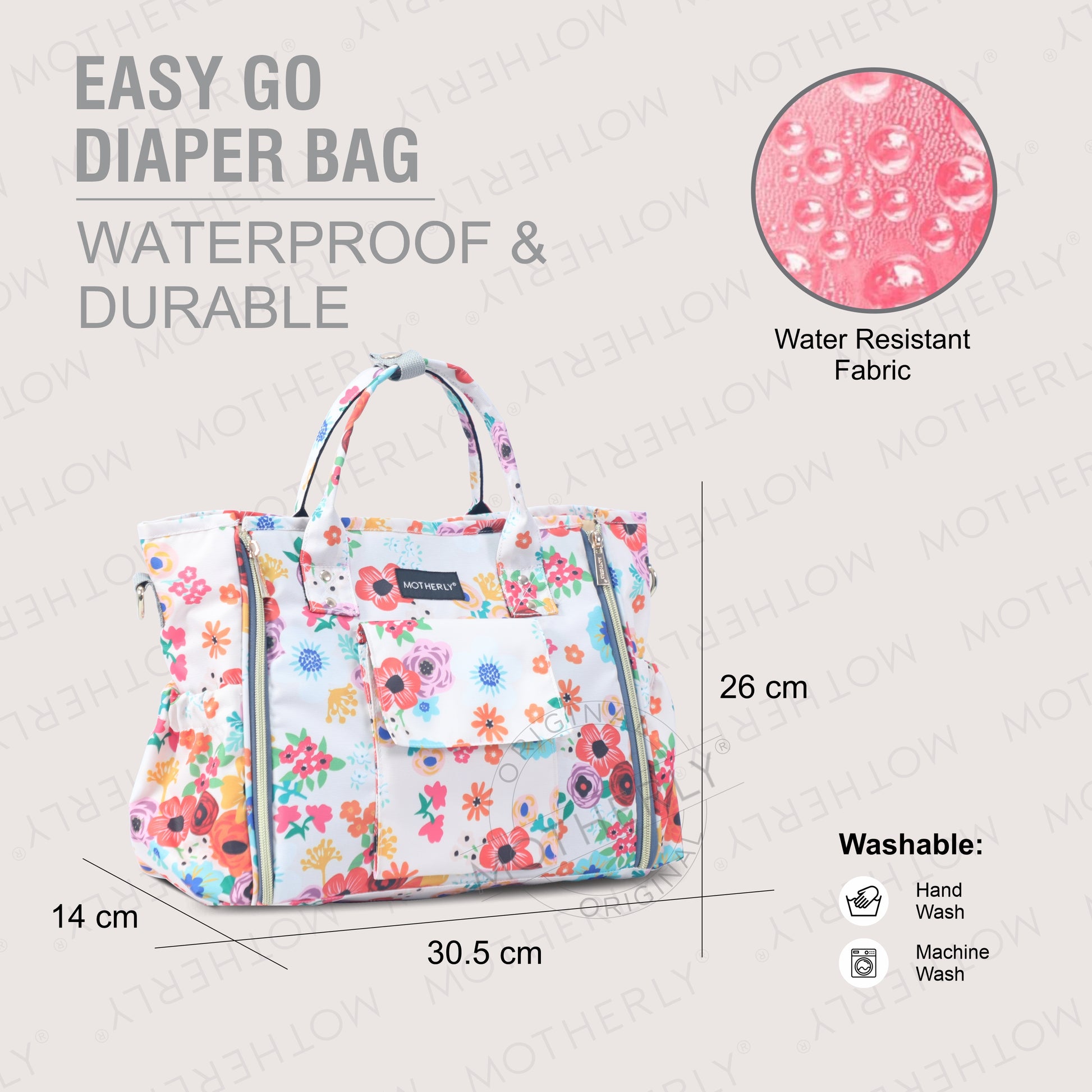 Motherly Womens Stylish Diaper Bag Mummy Bag Handbag - MOTHERLY