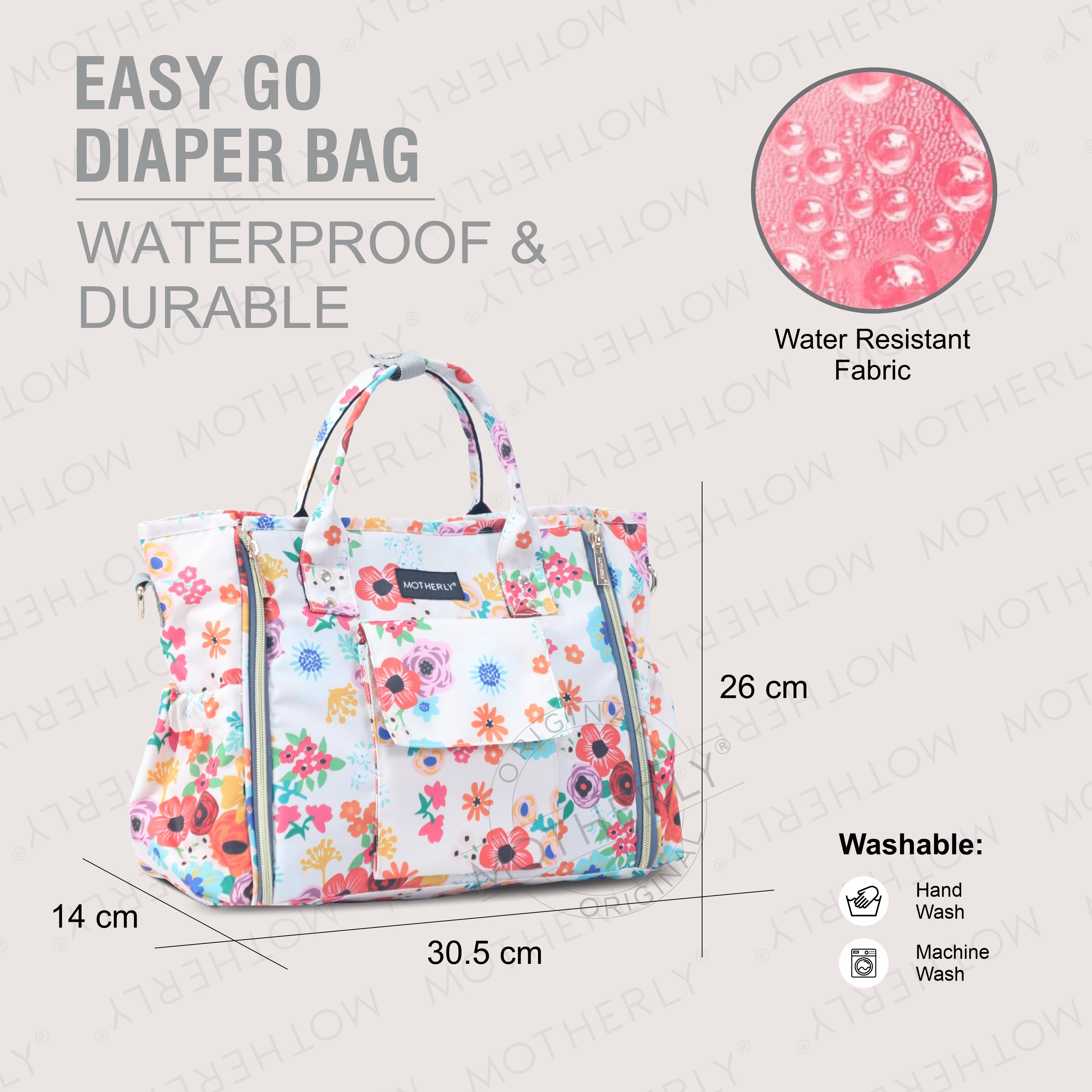 Motherly Womens Stylish Diaper Bag Mummy Bag Handbag - MOTHERLY
