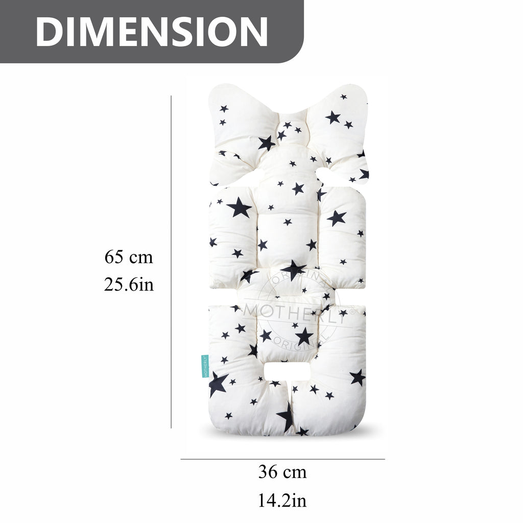 Motherly Baby Stroller Seat Cushion for Strollers, Car Seat & Chair, Breathable, Multi-purpose All-in-one Infant Carriage Cushion, High Chair Seat Cushion, Push Chair Stroller Cushion - MOTHERLY