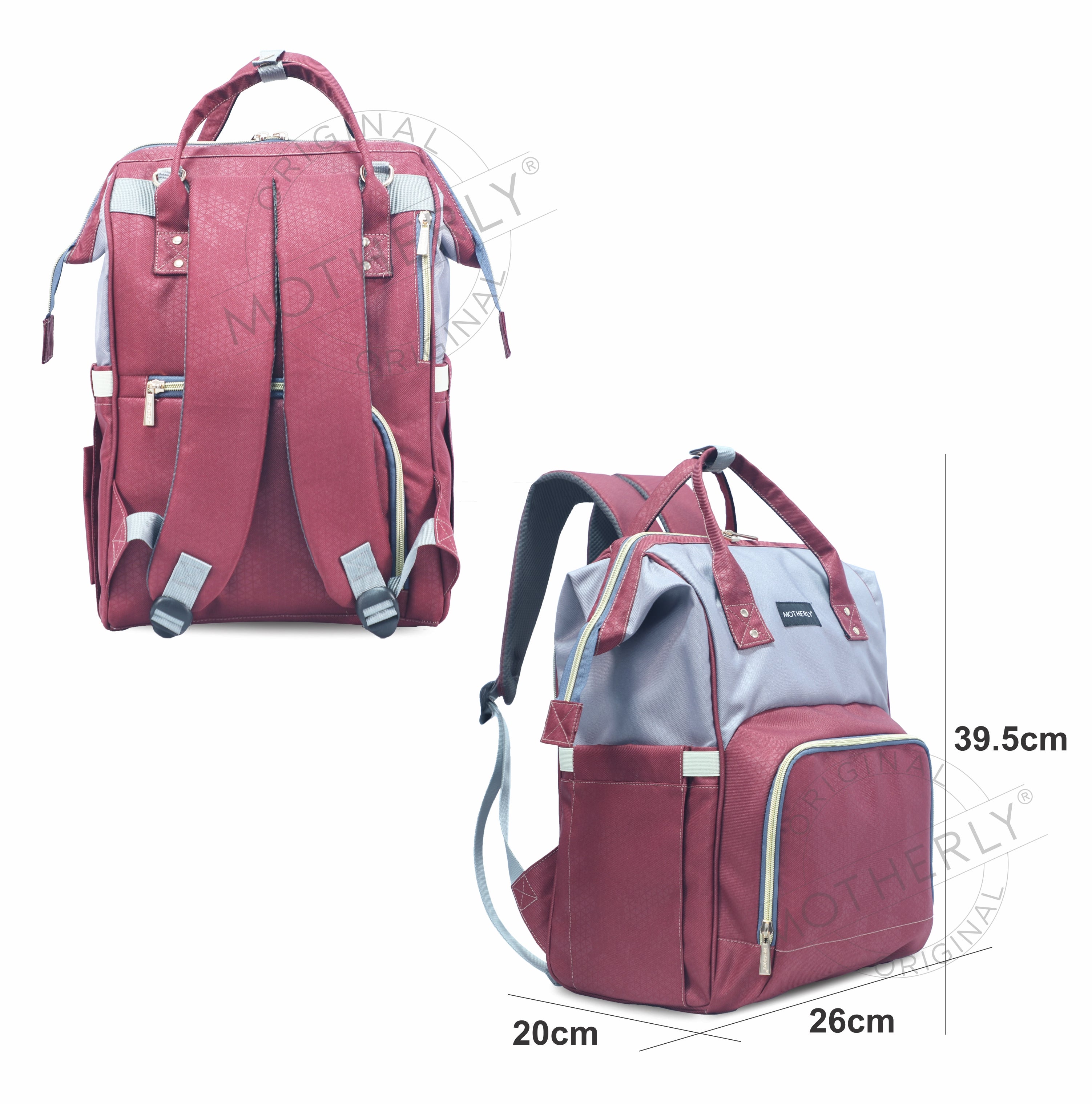 Motherly Everyday Stylish Babies Diaper Bags for Mothers |6 Month Warranty - MOTHERLY