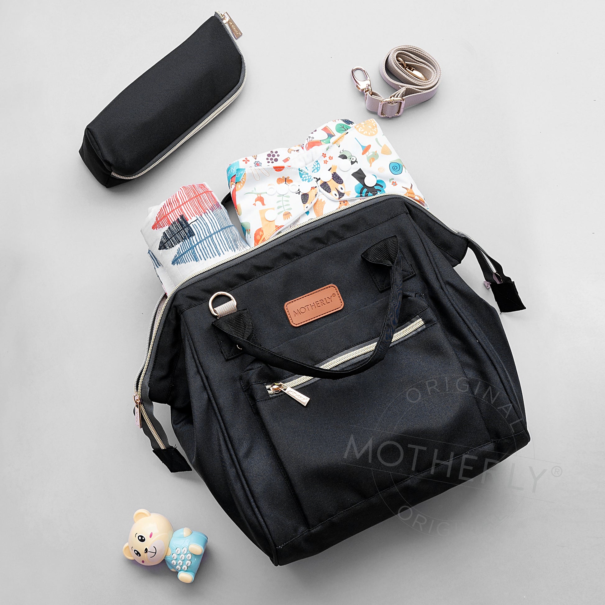 Motherly Nano Diaper Bag for Mothers | Small Diaper handbag for mom for Travel - MOTHERLY