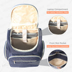 Motherly Diaper Quilted Diaper Bag for Mothers for Travel with Changing Mat - Spacious Diaper Bags for Mom | Baby Bag with Multi-Pocket Design | Maternity Bags for Mother and Baby - MOTHERLY
