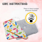 Motherly Mustard Seeds (Coated with Neem Oil) Pillow for Newborn Baby | Cotton Round Head Shaping Baby Pillow | Gifting 0-12 Months - MOTHERLY
