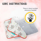Motherly Mustard Seed Pillow for Newborns (0–12 Months) – Neem-Coated, Cotton Head Shaping Pillow for Gifting - Cat