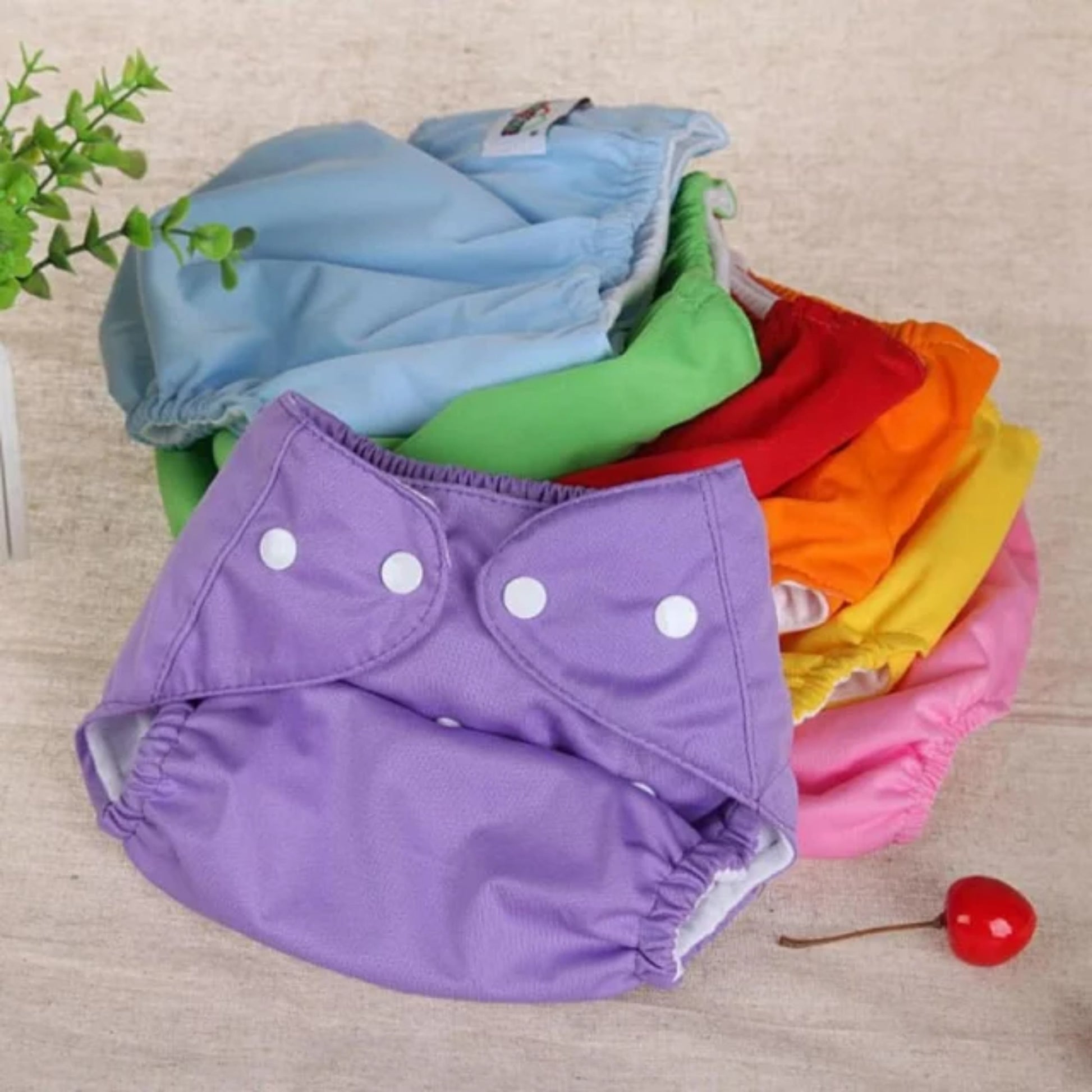 Motherly Newborn Baby Reusable Cloth Diapers, Infant Diaper Nappies Pack of 2 - MOTHERLY