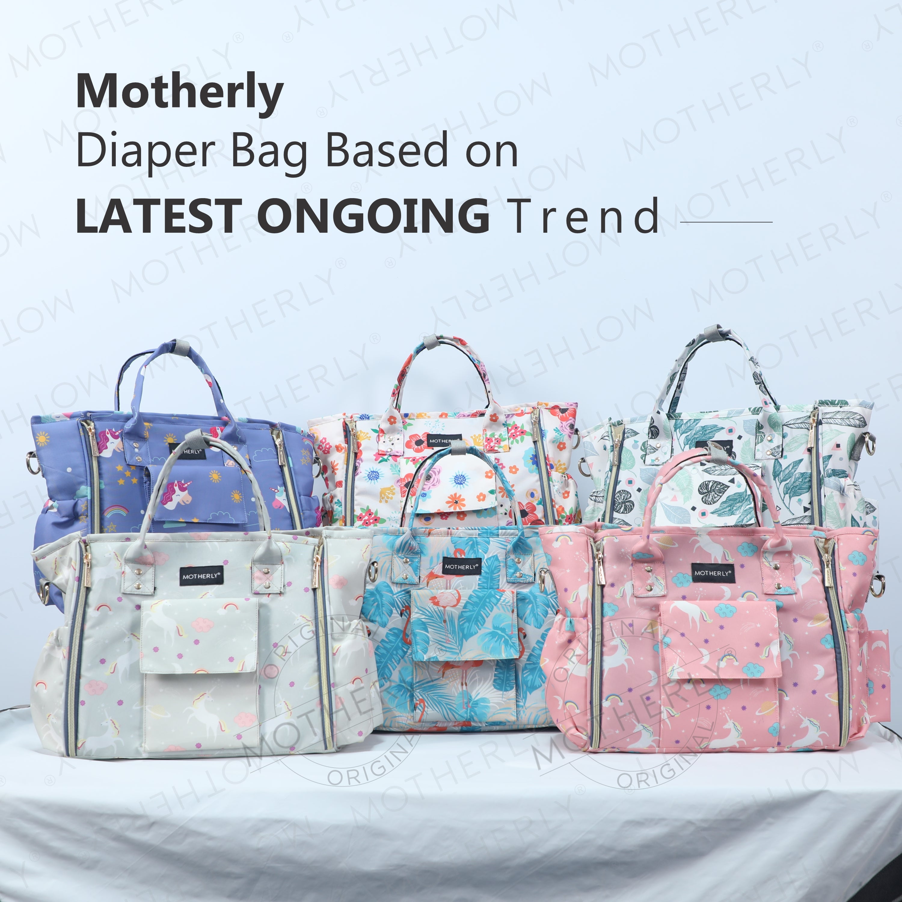 Motherly Womens Stylish Diaper Bag Mummy Bag Handbag - MOTHERLY