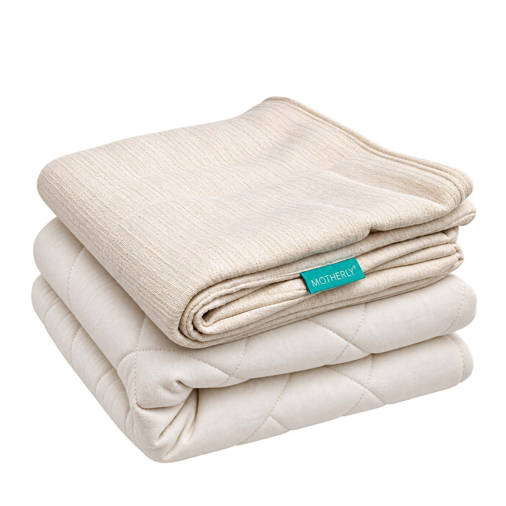 Motherly Eri Silk Reversible Infant Blanket Set