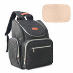 Motherly Diaper Quilted Diaper Bag for Mothers for Travel with Changing Mat - Spacious Diaper Bags for Mom | Baby Bag with Multi-Pocket Design | Maternity Bags for Mother and Baby - MOTHERLY
