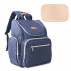 Motherly Diaper Quilted Diaper Bag for Mothers for Travel with Changing Mat - Spacious Diaper Bags for Mom | Baby Bag with Multi-Pocket Design | Maternity Bags for Mother and Baby - MOTHERLY