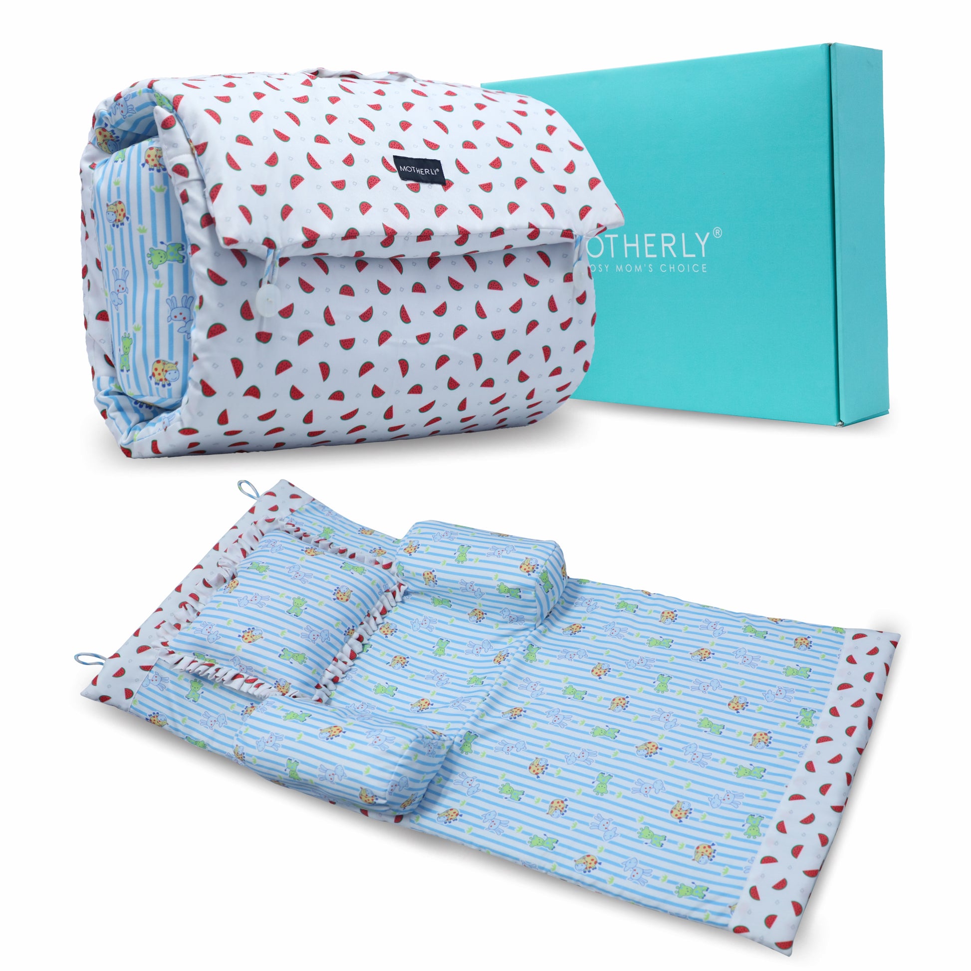Motherly Portable Baby Bed | Travel Friendly infant Sleeping Bedding Set | Sleeping Bed for Kids - MOTHERLY