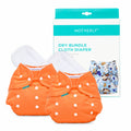 Motherly Newborn Baby Reusable Cloth Diapers, Infant Diaper Nappies Pack of 2 - MOTHERLY