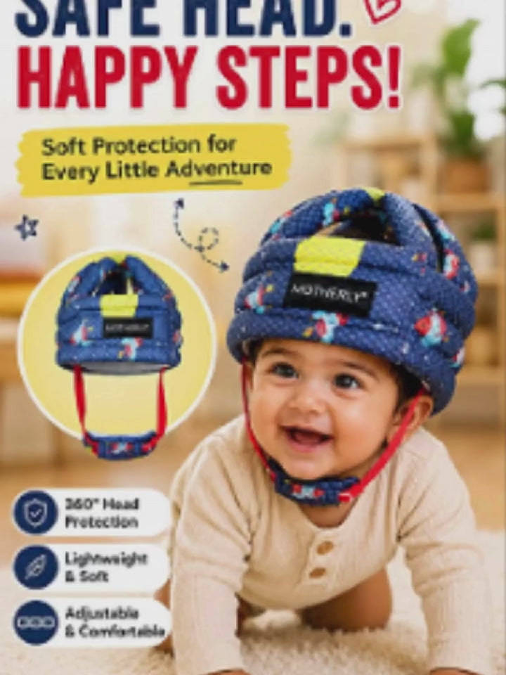 Motherly Toddler Safety Hat with Chin Strap