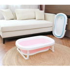 Bubble Basin Foldable Bath Tub For Babies -Pink - MOTHERLY