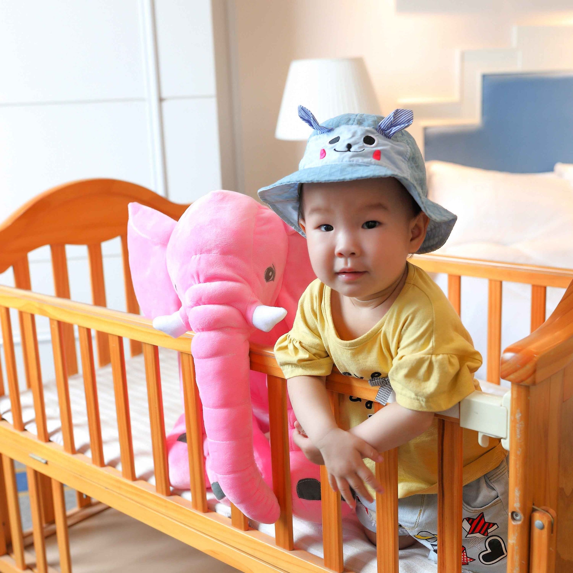 Elephant Plush Toy - Pink