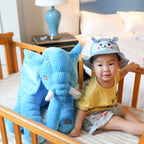 Elephant Plush Toy - Blue