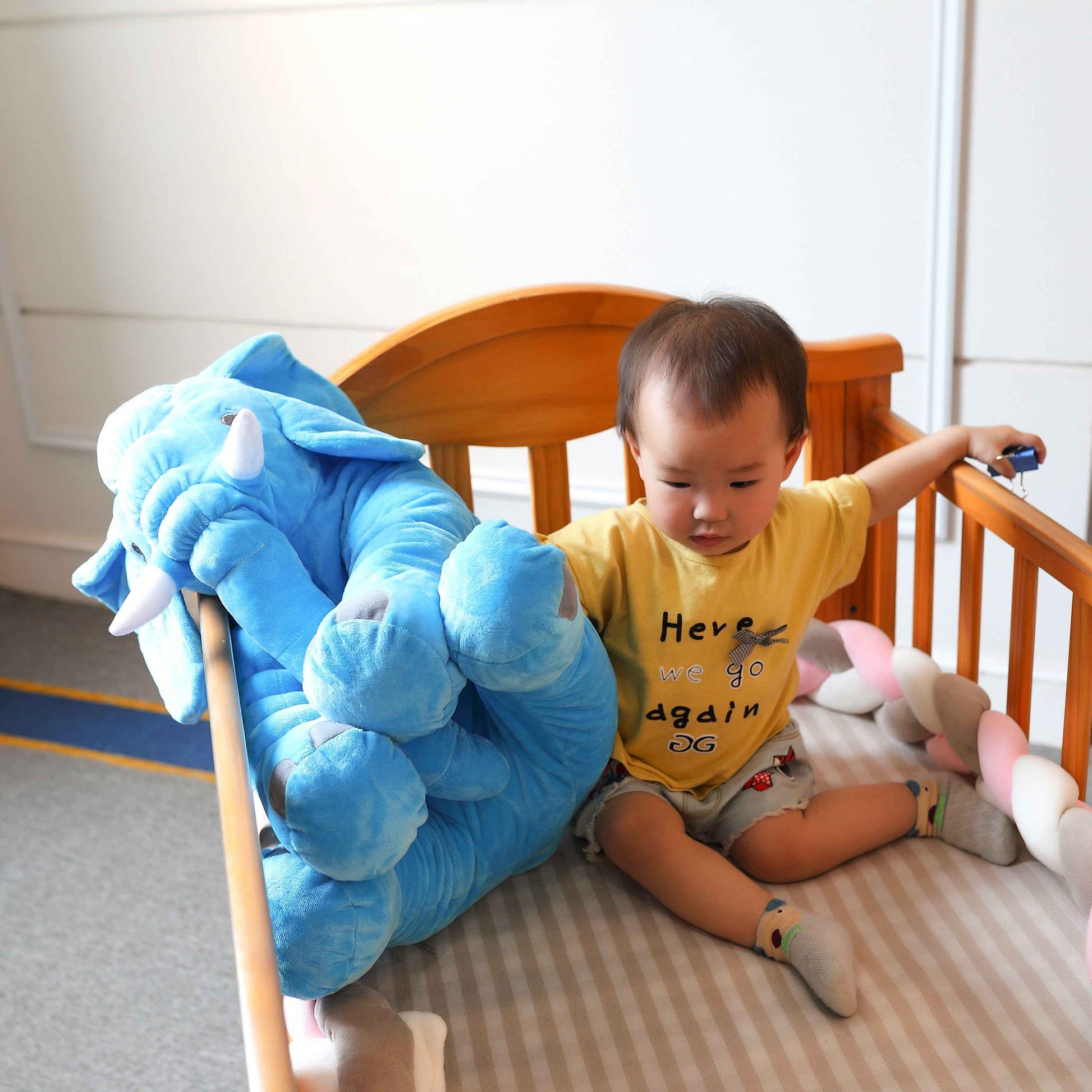 Elephant Plush Toy - Blue