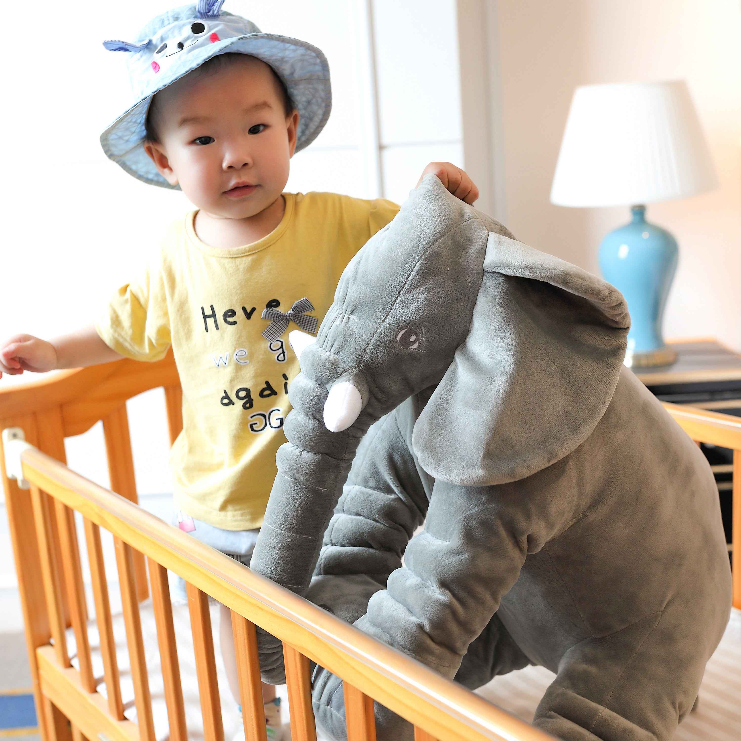 Elephant Plush Toy - Gray
