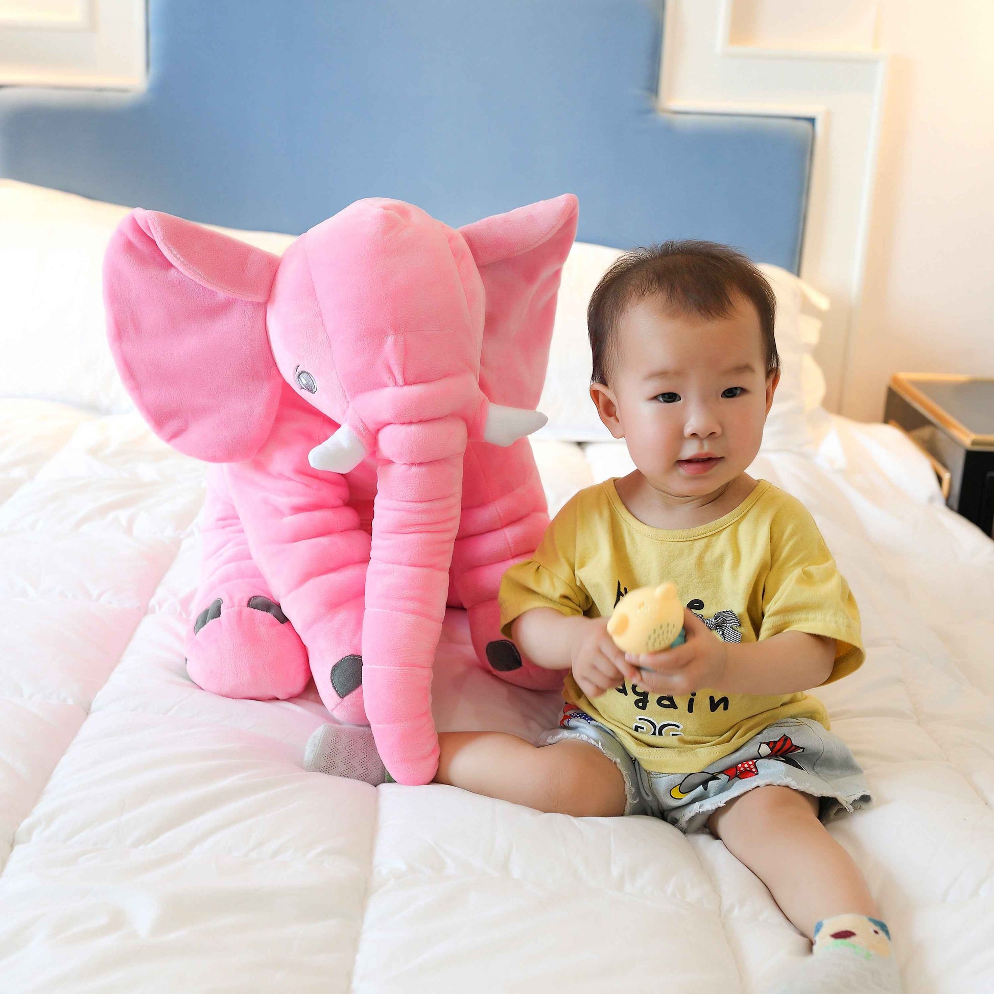 Elephant Plush Toy - Pink