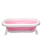 Bubble Basin Foldable Bath Tub For Babies -Pink - MOTHERLY