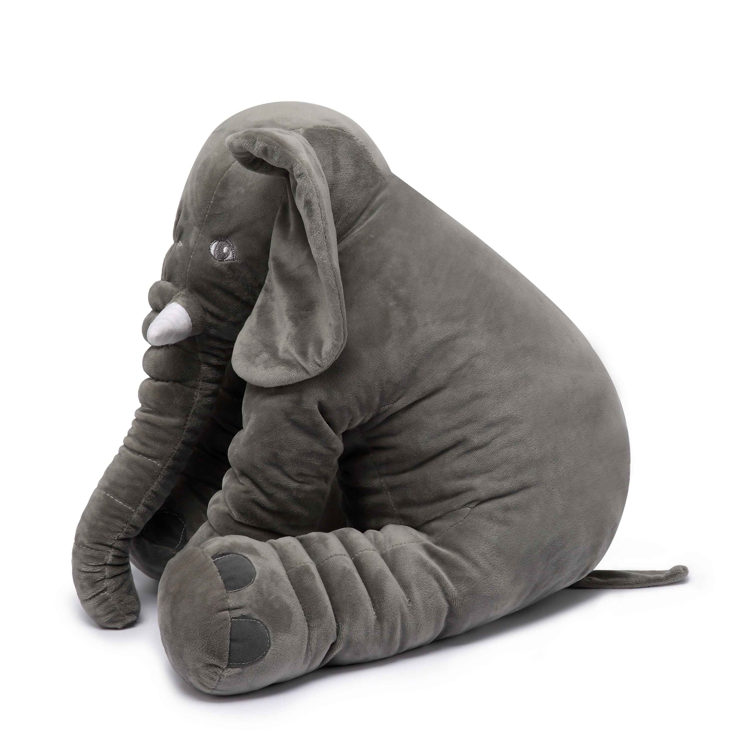 Elephant Plush Toy - Gray