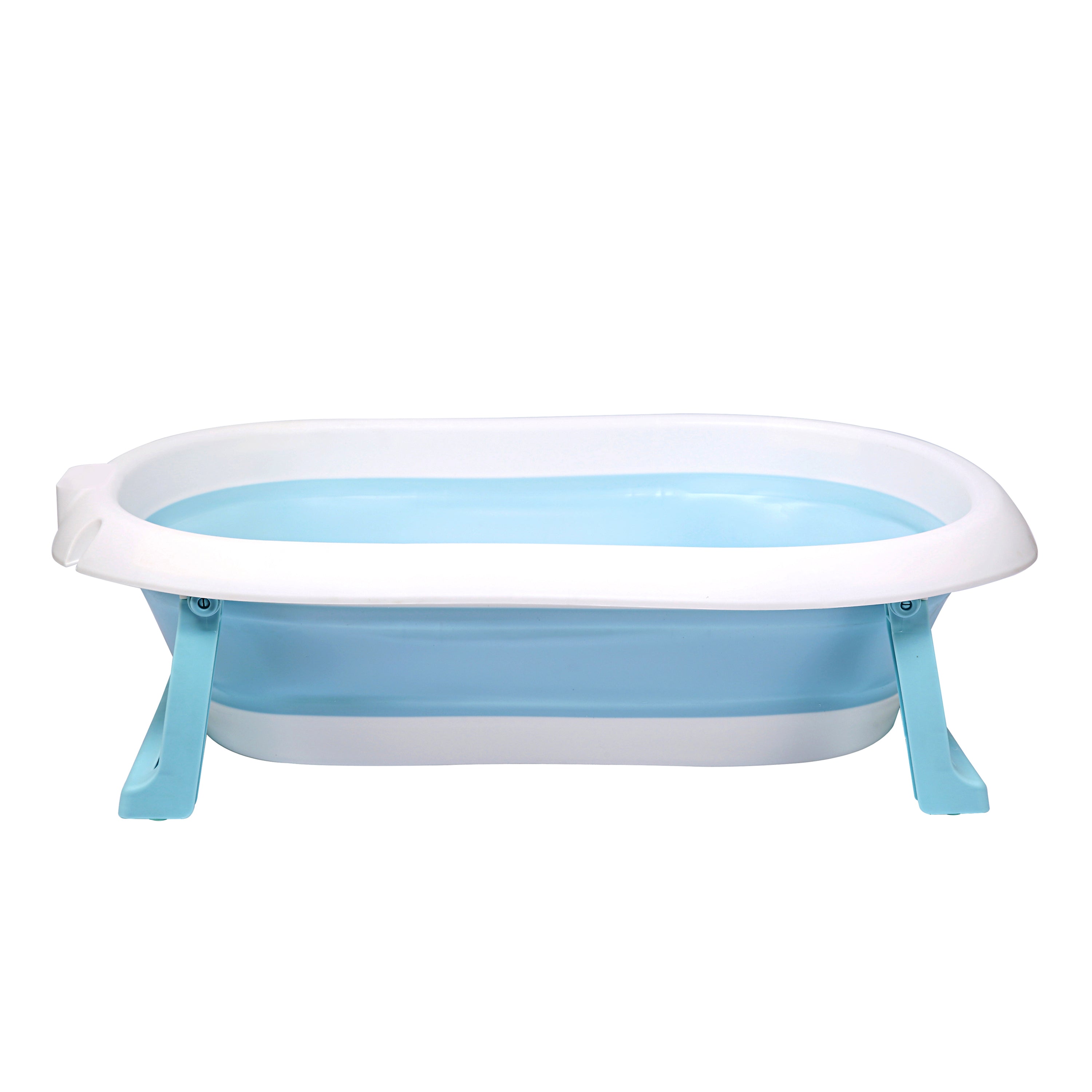 Bubble Basin Foldable Bath Tub For Babies -Light Blue - MOTHERLY