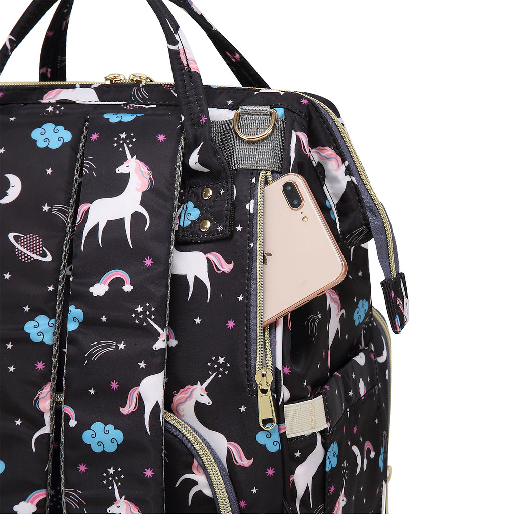 Motherly Elegant Diaper Bag for Mothers for Travel, Maternity Bag for Newborn Baby, Mothers Travelling Bag, Multipocket Water Resistant Baby Bag, Hospital Bag for Moms with Warranty - MOTHERLY