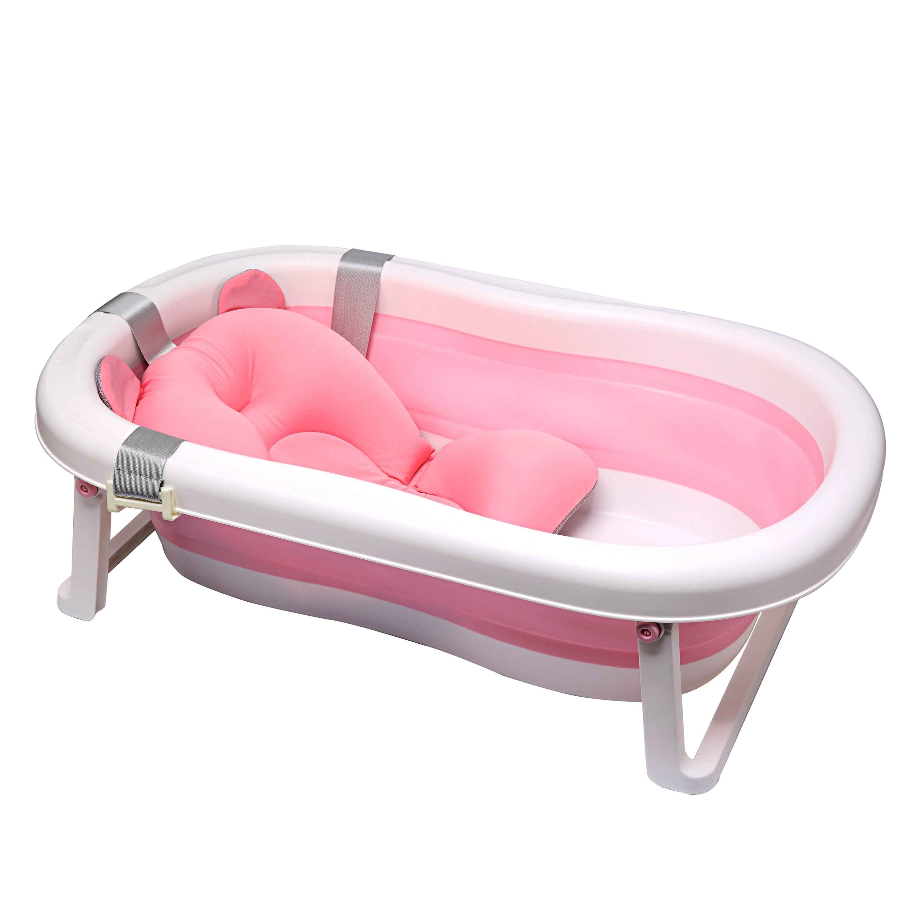 Bubble Basin Foldable Bath Tub For Babies -Pink